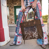 StS Ranchwear Saddle Tramp Cowhide Collection Tote