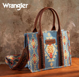 WRANGLER WOMENS Angel Cerulean Blue AZTEC BOHO SHOULDER BAG