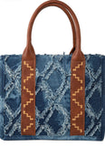 WRANGLER WOMENS Angel Denim Jean AZTEC BOHO SHOULDER BAG