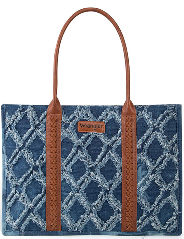 WRANGLER WOMENS Angel Denim Jean AZTEC BOHO TOTE BAG