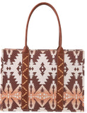 WRANGLER WOMENS Angel Diamond Burgandy AZTEC BOHO TOTE BAG