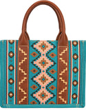 WRANGLER WOMENS Angel Diamond Dark Turquoise AZTEC BOHO SHOULDER BAG