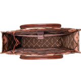 WRANGLER WOMENS Angel Diamond Dark Brown AZTEC BOHO TOTE BAG