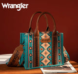 WRANGLER WOMENS Angel Diamond Turquoise AZTEC BOHO SHOULDER BAG