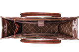 Wrangler Womens Angel Diamond Taupe Aztec Boho Tote Bag