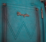 WG65-G2003 Wrangler Rivets Fringe Concealed Carry Crossbody -Turquoise