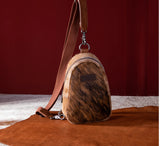 WG106-S9110 Wrangler Sling Bag/Crossbody/Chest Bag - Brown