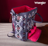 2024 New Wrangler Aztec Southwestern Pattern Dual Sided Print Multi-Function Backpack-Lavender