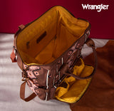 2024 New Wrangler Aztec Southwestern Pattern Dual Sided Print Multi-Function Backpack-Camel