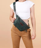 WG82-194 Wrangler Fanny Pack Belt Bag Sling Bag - Green
