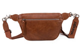 WG82-194 Wrangler Fanny Pack Belt Bag Sling Bag - Brown