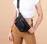 WG82-194 Wrangler Fanny Pack Belt Bag Sling Bag - Black