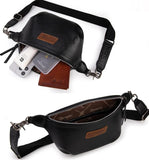 WG82-194 Wrangler Fanny Pack Belt Bag Sling Bag - Black