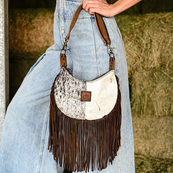 StS Ranchwear Classic Cowhide Collection Nellie Fringe Bag