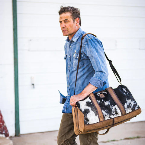 StS Ranchwear Classic Cowhide Collection Saltillo Duffle