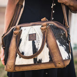 StS Ranchwear Classic Cowhide Collection Sansa Satchel