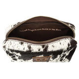 StS Ranchwear Classic Cowhide Collection Bebe Cosmetic Bag