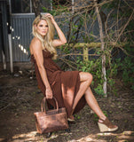 StS Ranchwear Catalina Croc Collection Satchel