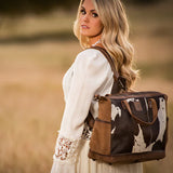 StS Ranchwear Classic Cowhide Collection Diaper Bag