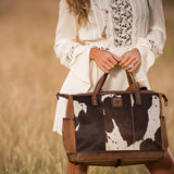 StS Ranchwear Classic Cowhide Collection Diaper Bag