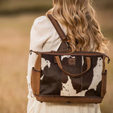 StS Ranchwear Classic Cowhide Collection Diaper Bag