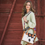 StS Ranchwear Basic Bliss Cowhide Collection Satchel