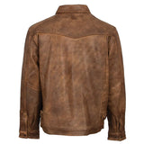 StS Ranchwear Outerwear Collection Mens Rifleman Chestnut Leather Jacket