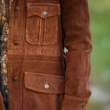 StS Ranchwear Outerwear Collection Womens Brooklyn Chestnut Leather Jacket