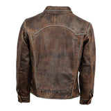 StS Ranchwear Outerwear Collection Youth Jesse James Dark Toffee Brown Leather Jacket