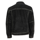 StS Ranchwear Outerwear Collection Mens Scout Black Suede Leather Jacket