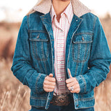 StS Ranchwear Outerwear Denim Style Collection Womens Riggins Stone Washed Denim Jacket