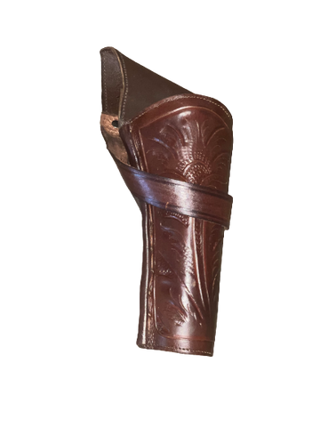 Chocolate Brown Leather Cross Draw Holster Only
