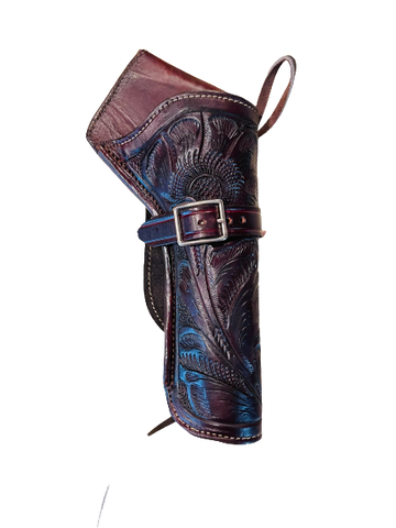 Right Handed Cross Draw Tooled Leather Holster ONLY