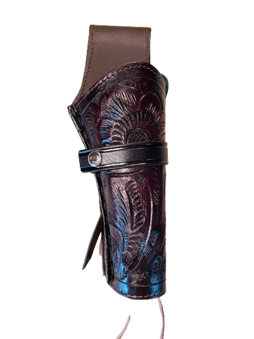 Right Handed Tooled Leather Holster (HOLSTER ONLY)